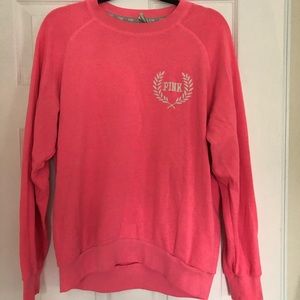 PINK crew neck sweatshirt